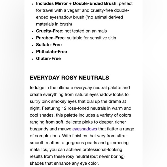 Urban Decay NAKED3 Soft Pink Eyeshadow Palette(Retail$59) - Picture 2 of 12